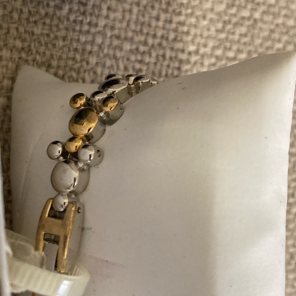 Disney Mickey Mouse Silver and Gold Women's Watch - Picture 4 of 5